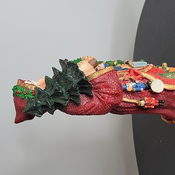 Musical Wind UP Santa Statue Figurine Home Decor Christmas - Picture 7 of 10